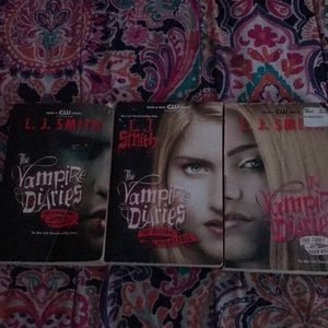 Three The Vampire Diaries novels by JL Smith